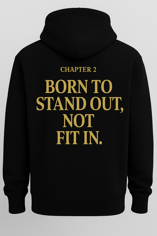 Zwarte Heavyweight Hoodie - Chapter 2