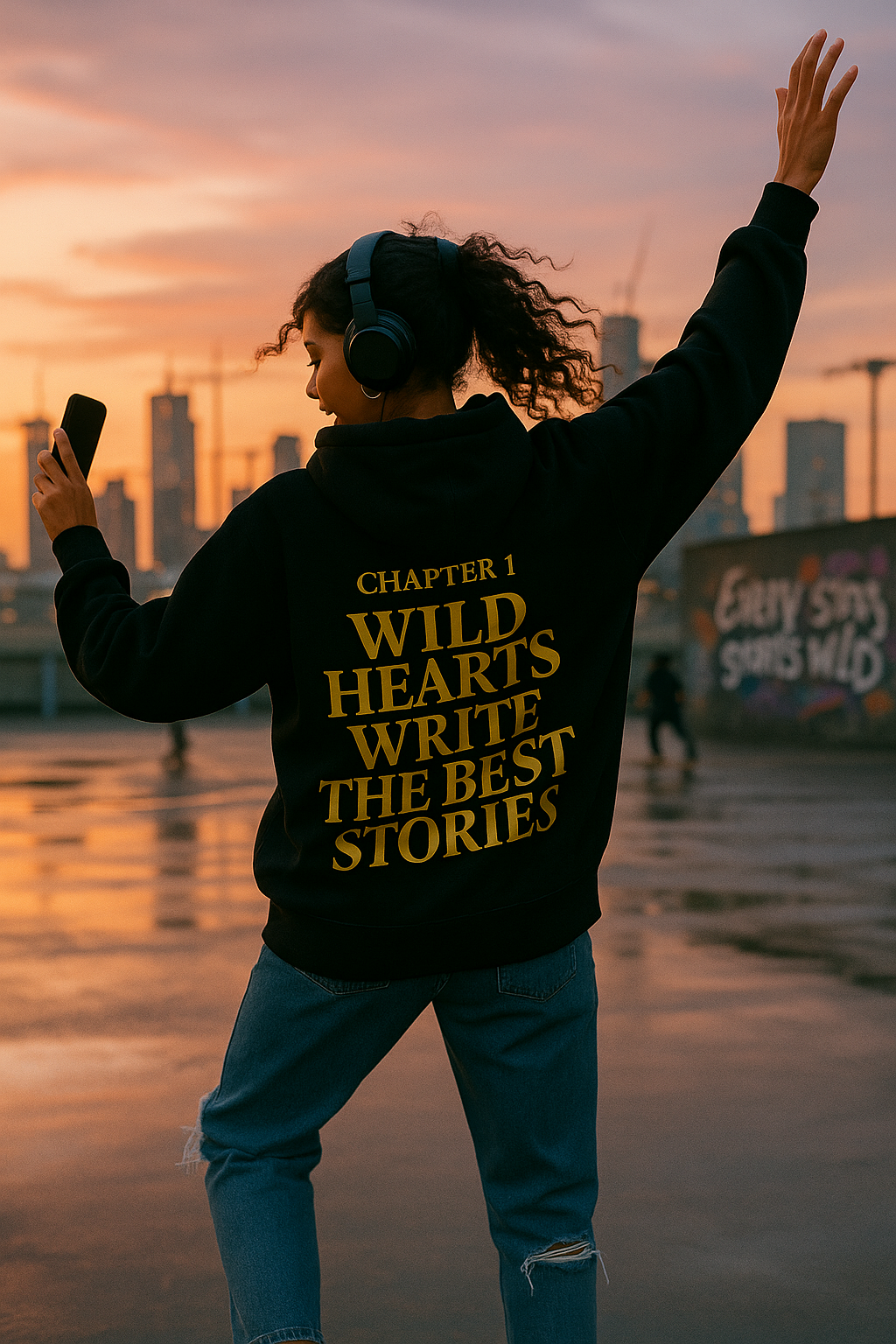 Black Heavyweight Hoodie - Chapter 1