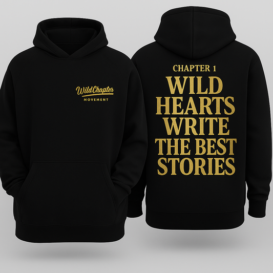 Zwarte Heavyweight Hoodie - Chapter 1